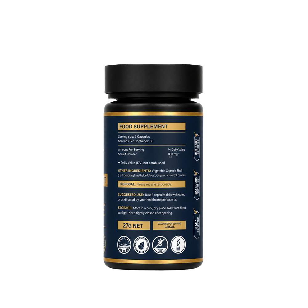 Pure Himalayan Shilajit Capsules
