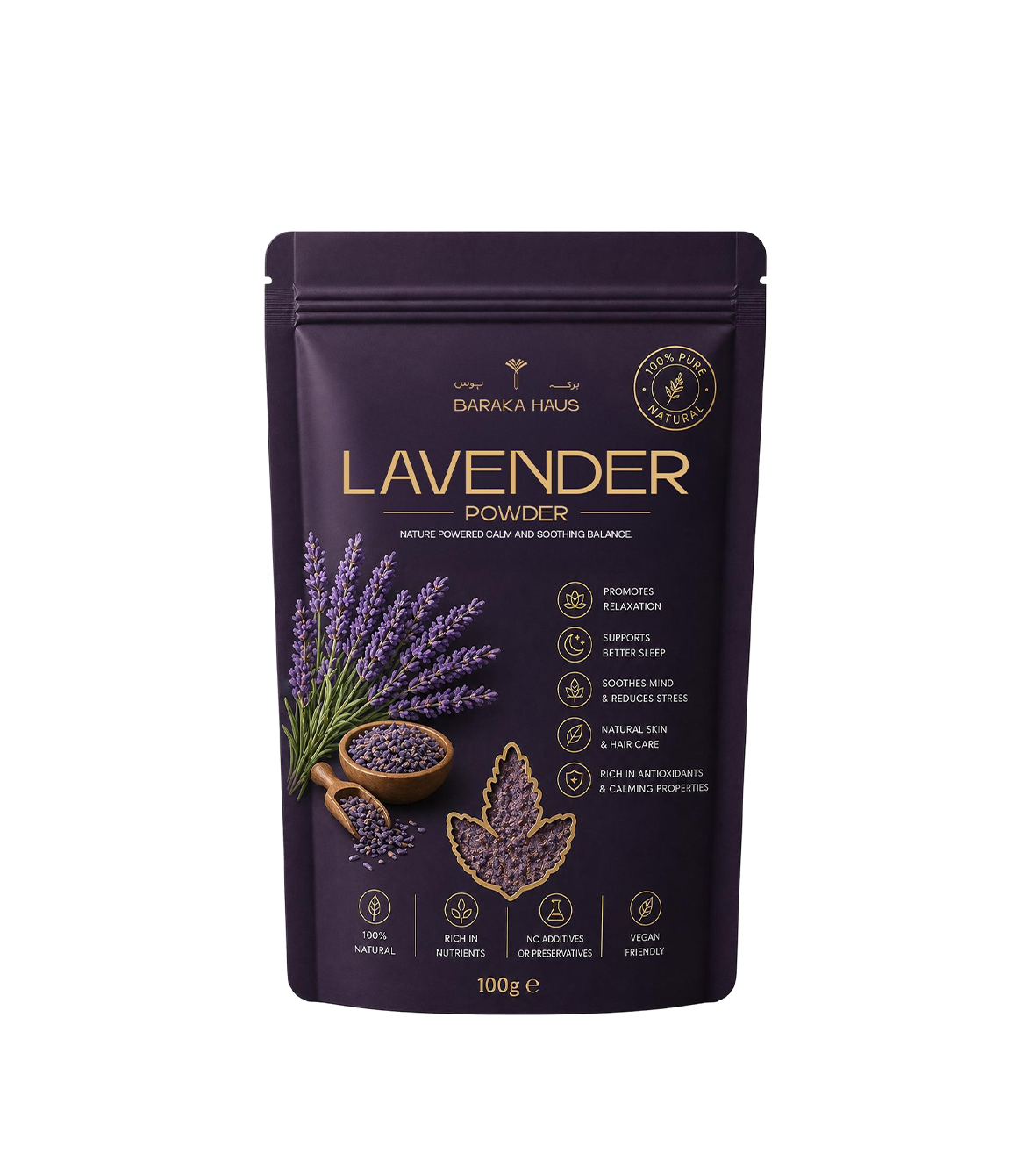 Organic Lavender Flower Powder
