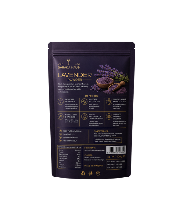 Organic Lavender Flower Powder