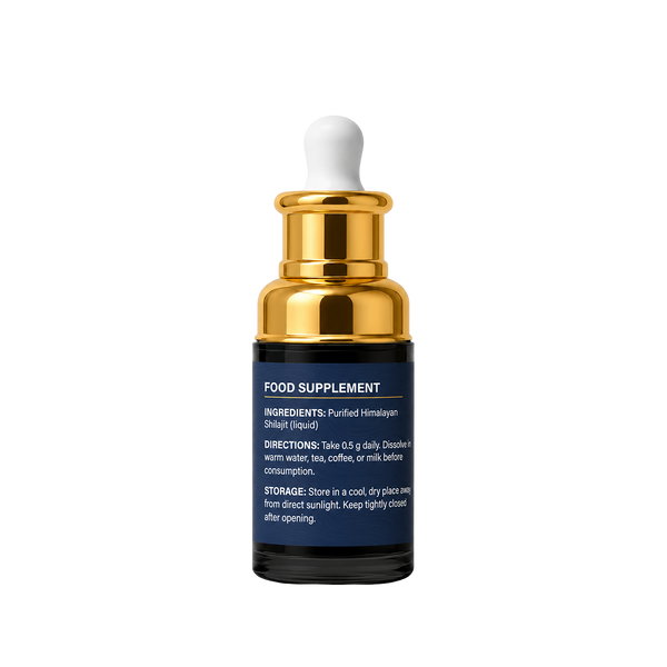 Pure Himalayan Shilajit Liquid Drops