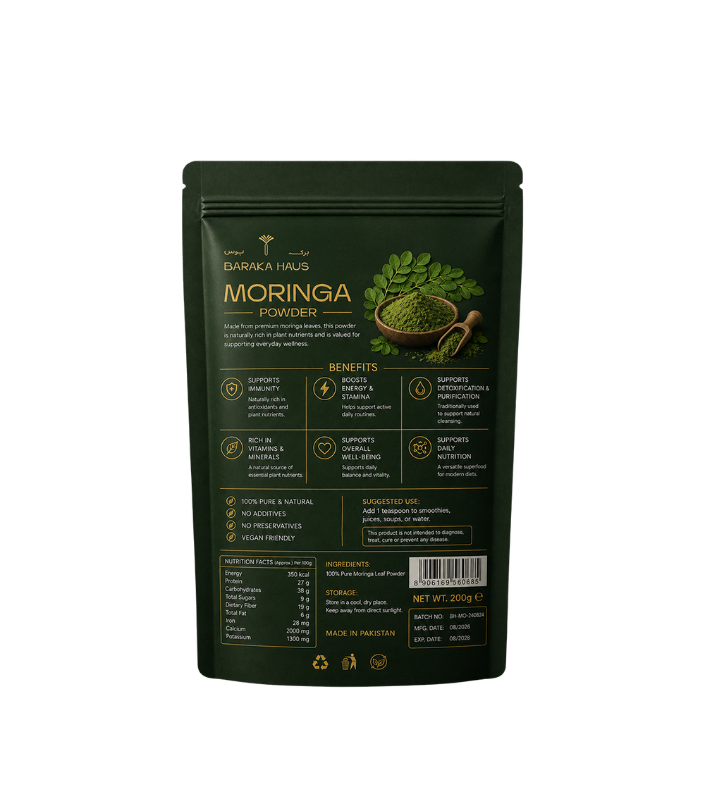 Organic Moringa Leaf Powder