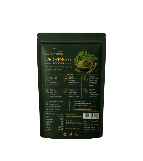 Organic Moringa Leaf Powder